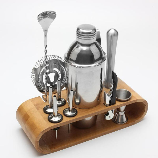 12 Piece Stainless Steel Cocktail Kit