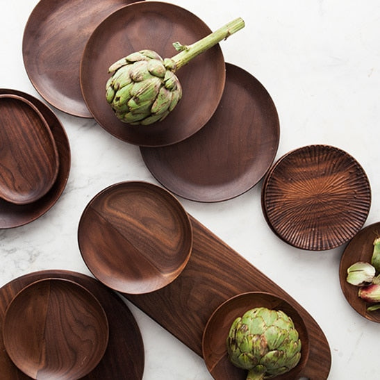 Walnut Dinner Plates