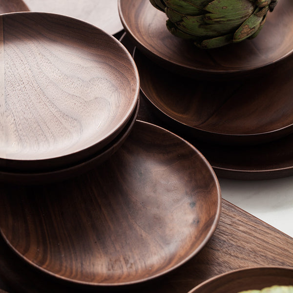 Walnut Dinner Plates
