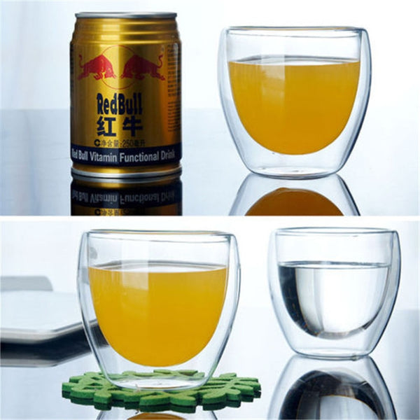 Double Wall Thermal Coffee Glass
