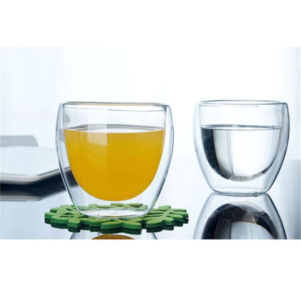 Double Wall Thermal Coffee Glass