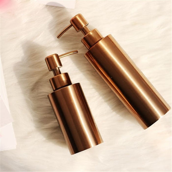 Gold Refillable Soap Dispenser