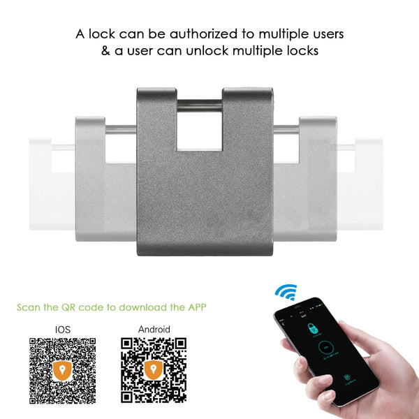 Bluetooth Smart Keyless Waterproof Padlock
