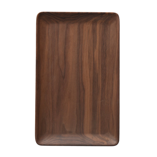 Dark Walnut Wood Serving Tray