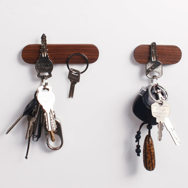 Magnetic Wooden Key Hangers