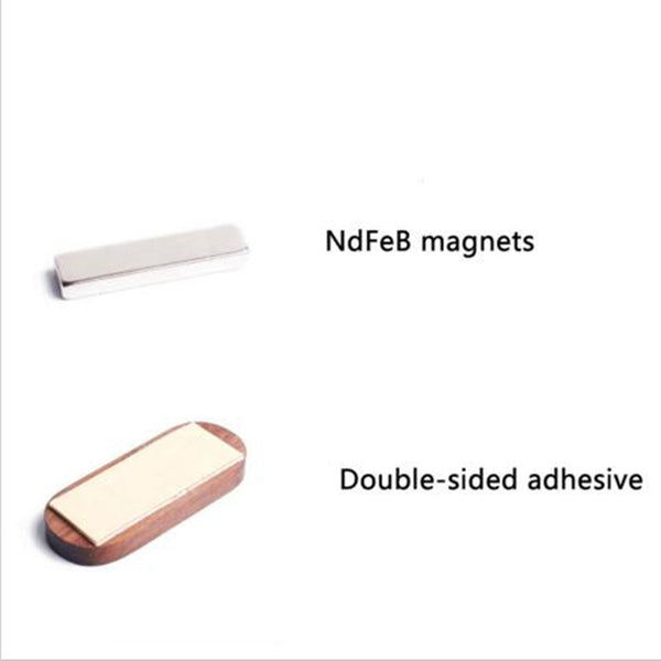 Magnetic Wooden Key Hangers