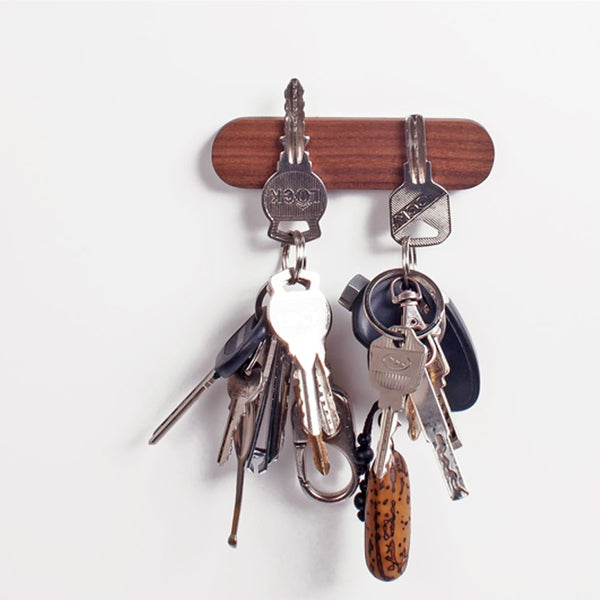 Magnetic Wooden Key Hangers