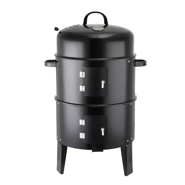 Metal 3-in-1 Barbecue Grill Roaster Smoker