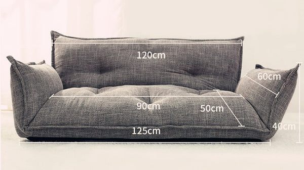 Modern Design Floor Sofa Bed 5 Position Adjustable