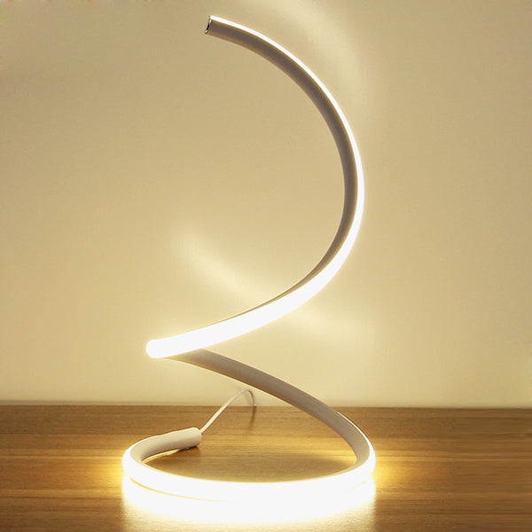 Modern Spiral Table Lamp