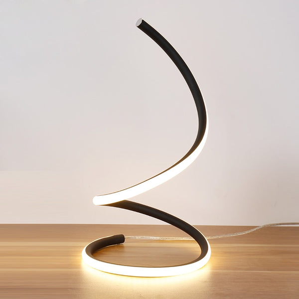 Modern Spiral Table Lamp
