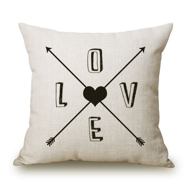 Geometric Romantic Modern Pillow Cover