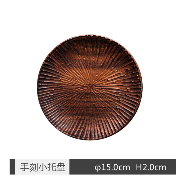 Walnut Dinner Plates