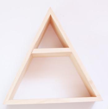 Nordic Triangular Wooden Shelves