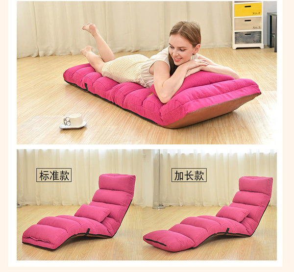 Adjustable Lazy Bean Bag Tatami Folding Recliner Sofa