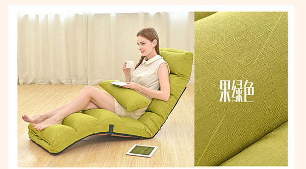 Adjustable Lazy Bean Bag Tatami Folding Recliner Sofa