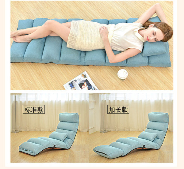 Adjustable Lazy Bean Bag Tatami Folding Recliner Sofa