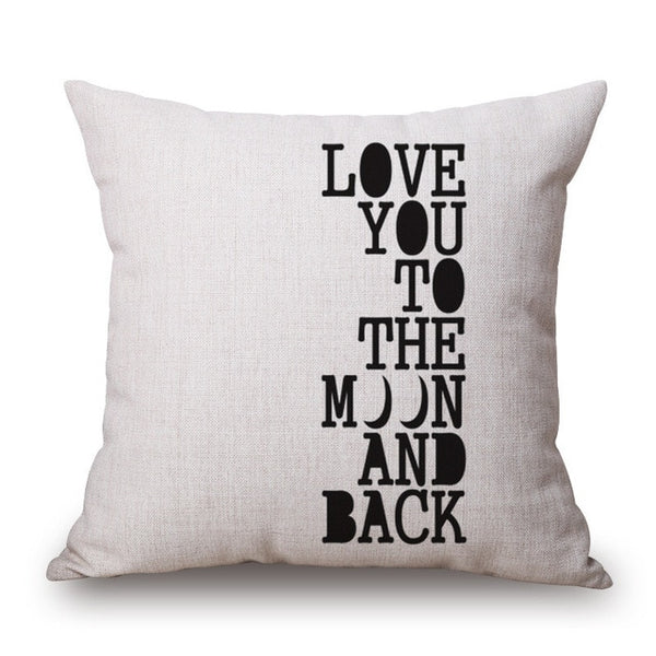 Geometric Romantic Modern Pillow Cover