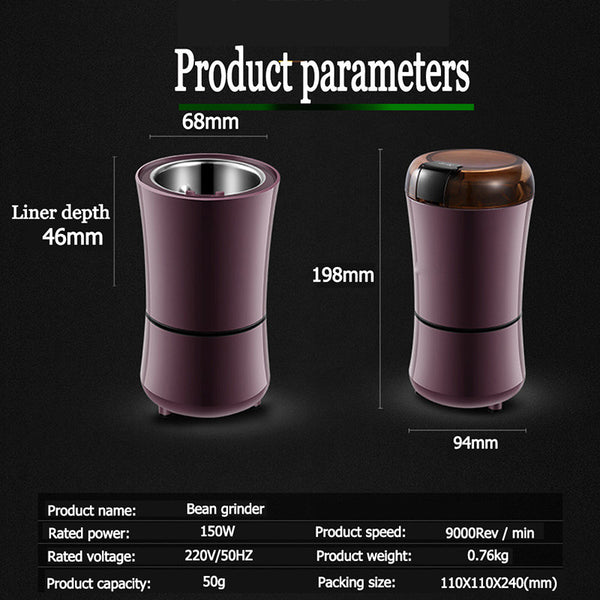 Electric Coffee & Spice Blade Grinder
