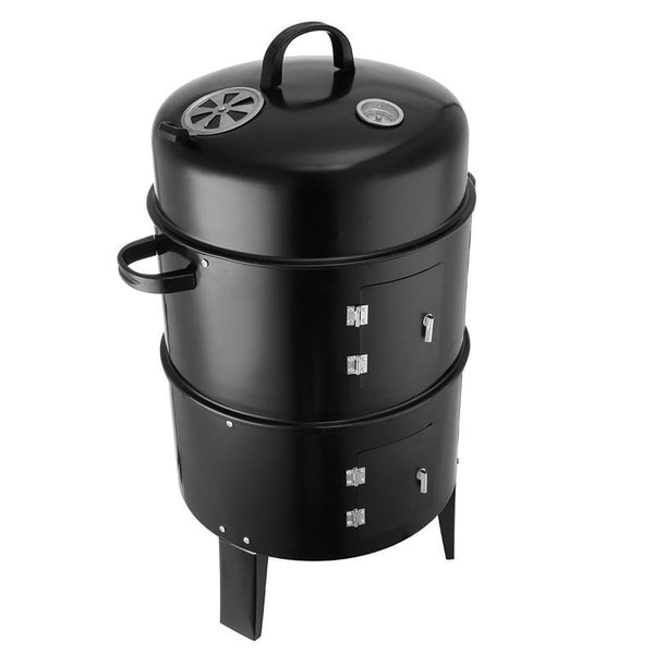 Metal 3-in-1 Barbecue Grill Roaster Smoker