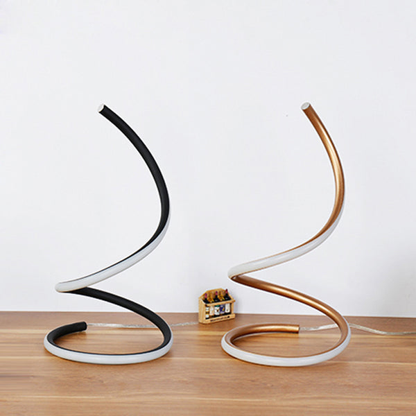 Modern Spiral Table Lamp