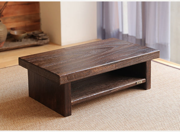 Oriental Antique Japanese Floor Tea Table