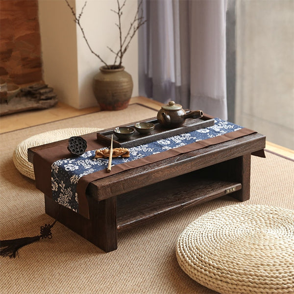 Oriental Antique Japanese Floor Tea Table