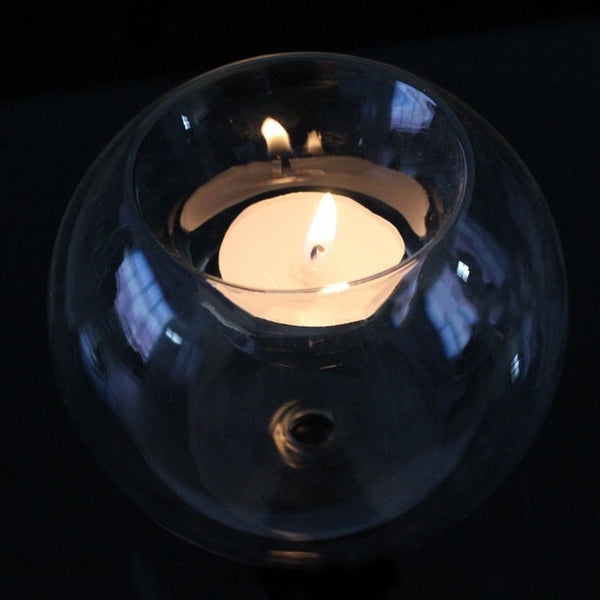 Glass Tea Light Candle Holder
