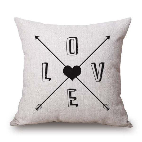 Geometric Romantic Modern Pillow Cover