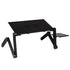 Portable Aluminum Alloy Adjustable Laptop Table  Desk Double Fan